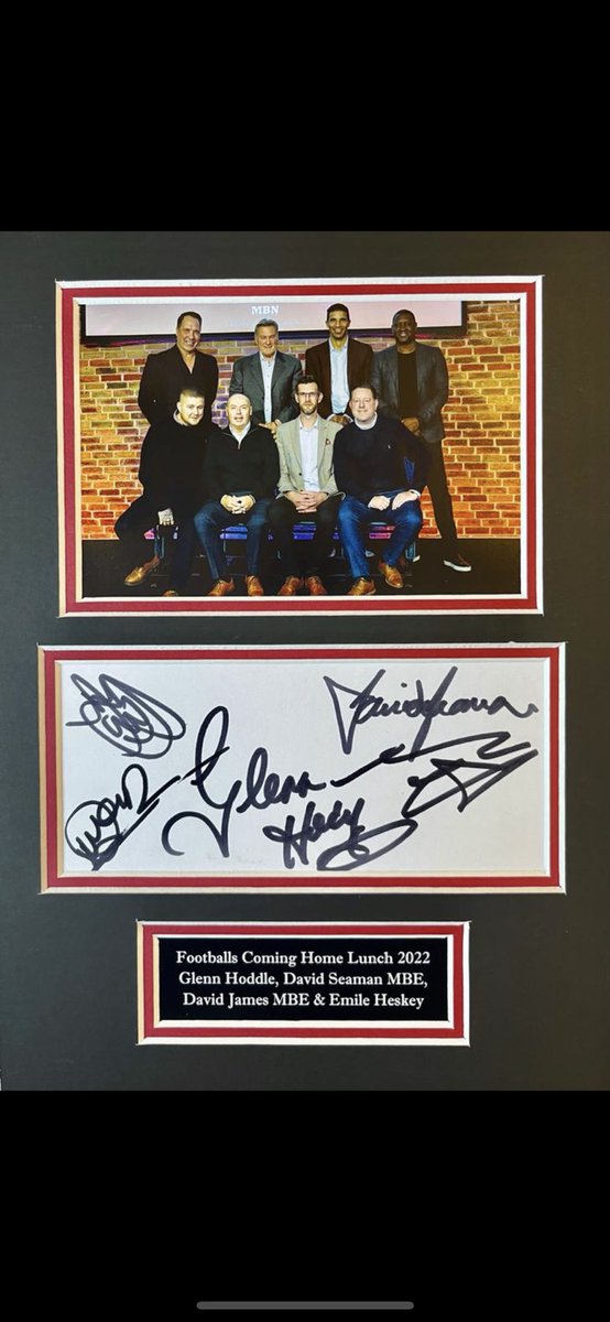 Masher Brothers Ltd (@masher_brothers) on Twitter photo Mashers attended Graham Plumbing’s fabulous Football’s Coming Home Event.
Our team made a charitable bid to “Head for Change” – The prize, to have their photo taken with ex England players!
<a href="/thedavidseaman/">David Seaman MBE ~ SafeHands</a> <a href="/GlennHoddle/">Glenn Hoddle</a> <a href="/EmileHeskeyUK/">Emile Heskey</a> <a href="/jamosfoundation/">David James</a> 🤝 Mashers attended Graham Plumbing’s fabulous Football’s Coming Home Event.
Our team made a charitable bid to “Head for Change” – The prize, to have their photo taken with ex England players!
<a href="/thedavidseaman/">David Seaman MBE ~ SafeHands</a> <a href="/GlennHoddle/">Glenn Hoddle</a> <a href="/EmileHeskeyUK/">Emile Heskey</a> <a href="/jamosfoundation/">David James</a> 🤝