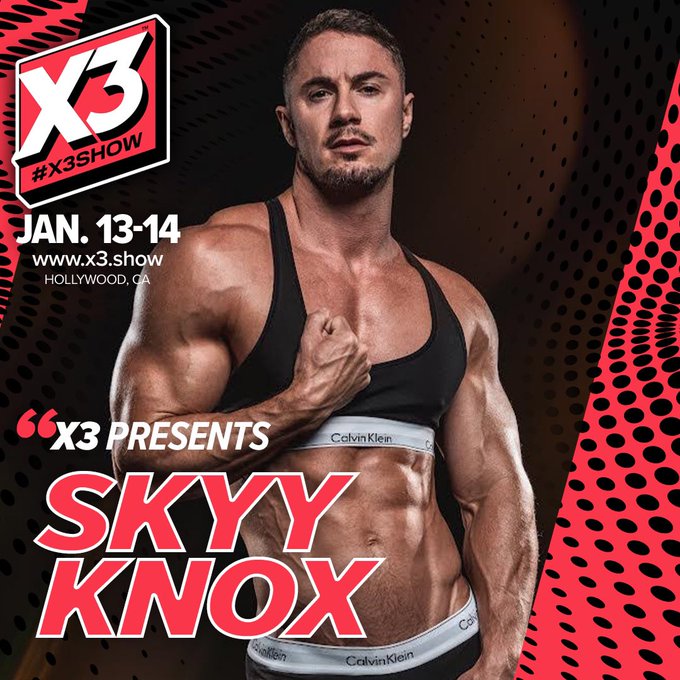 Come meet me at #X3show!
?
Buy your tickets now at https://t.co/D4A7OOUIDl and use my code KNOXX3
?
Can’t