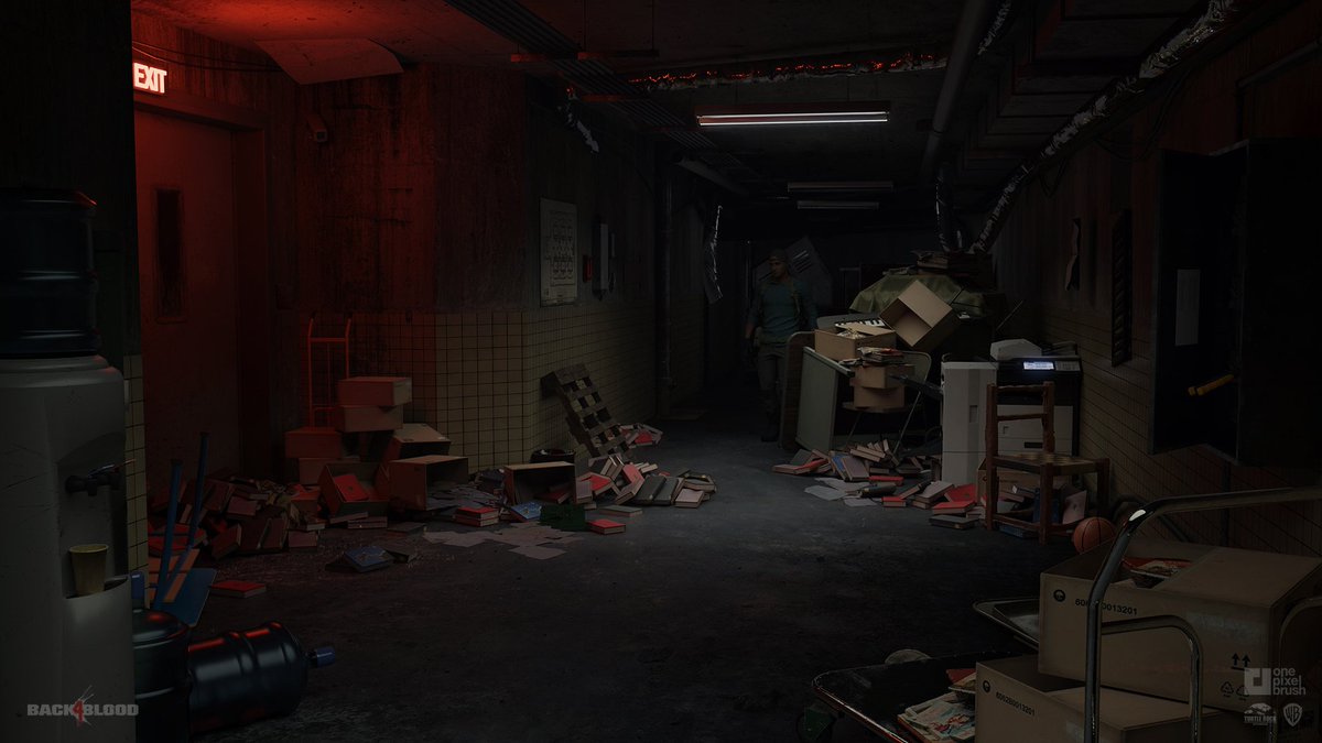 onepixelbrush's tweet image. We learned from Last of Us 2 that there is an art to arranging junk:) -- It has to have the right balance of randomness and order.  Art: Kevin Miranda - Creative Director: Shaddy Safadi

#OnePixelBrush #conceptart #conceptstudio #3DArt #Back4Blood #B4B #environmentdesign