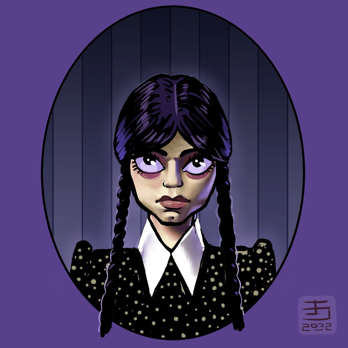 Dingus3gg's tweet photo. May as well share some art before I go #wednesday #wednesdayaddams https://t.co/c4GRRiXBBF