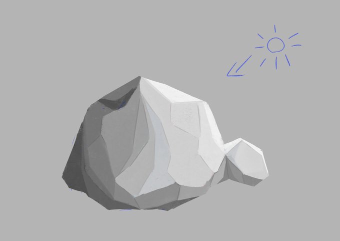 厚塗り練習
草よりも岩のほうが114514倍描いてて楽しい 