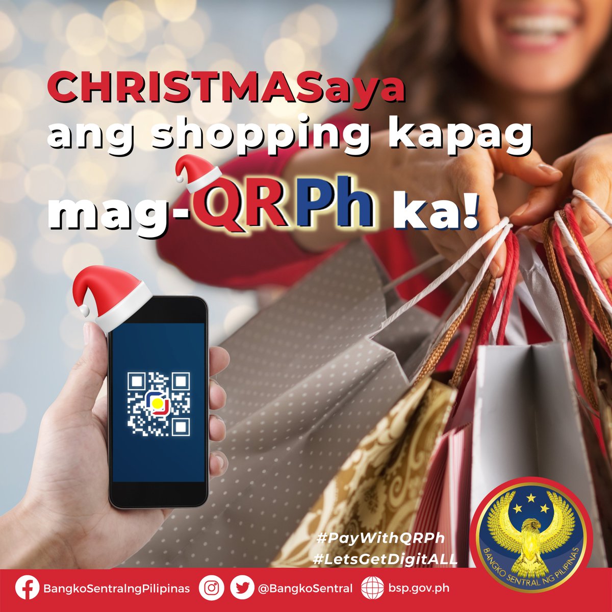 BangkoSentral's tweet image. Walang dalang cash? I-QR Ph na ‘yan!

Gamit ang mobile app ng inyong bangko o e-money issuer, i-scan lang ang QR Ph code, makapagbabayad ka na!

Di na kailangang pumila pa sa ATM.

Kaya naman #PayWithQRPh na!

#LetsGetDigitAll #BSP