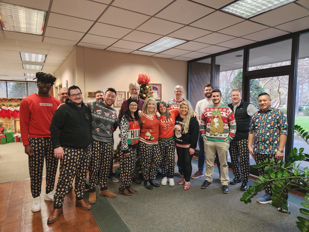 What do you get your office mates?  Christmas pajama pants!  #ChristmasGiftIdeas #OfficeParty