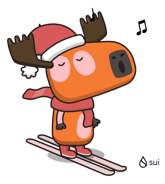 S_Stasenko's tweet photo. Meet Holly, the jolliest little Santa helper on the mountain! Ready to spread some cheer, but let's just say she's no Mariah Carey. And with those deer horns,make her the talk of the ski resort. Just don't ask her to deliver presents down the chimney... #CapyHolidays https://t.co/k0XK9b3Wn9