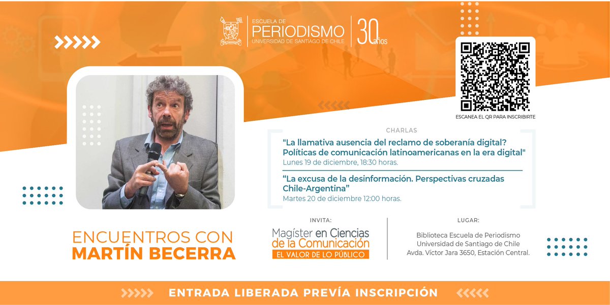 Magíster en Ciencias de la Comunicación-Usach tweet media