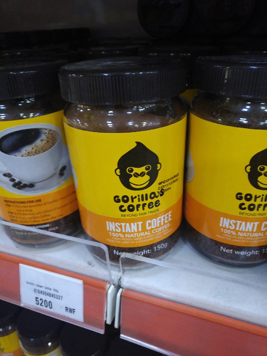 georgesmhermann's tweet photo. Rwanda Works as Albert would say, no more need to buy crazy priced Nescafe, we have our own instant coffee now 🇷🇼🇷🇼🇷🇼👏🏽👏🏿👏🏻 https://t.co/TWrYW6DT2S