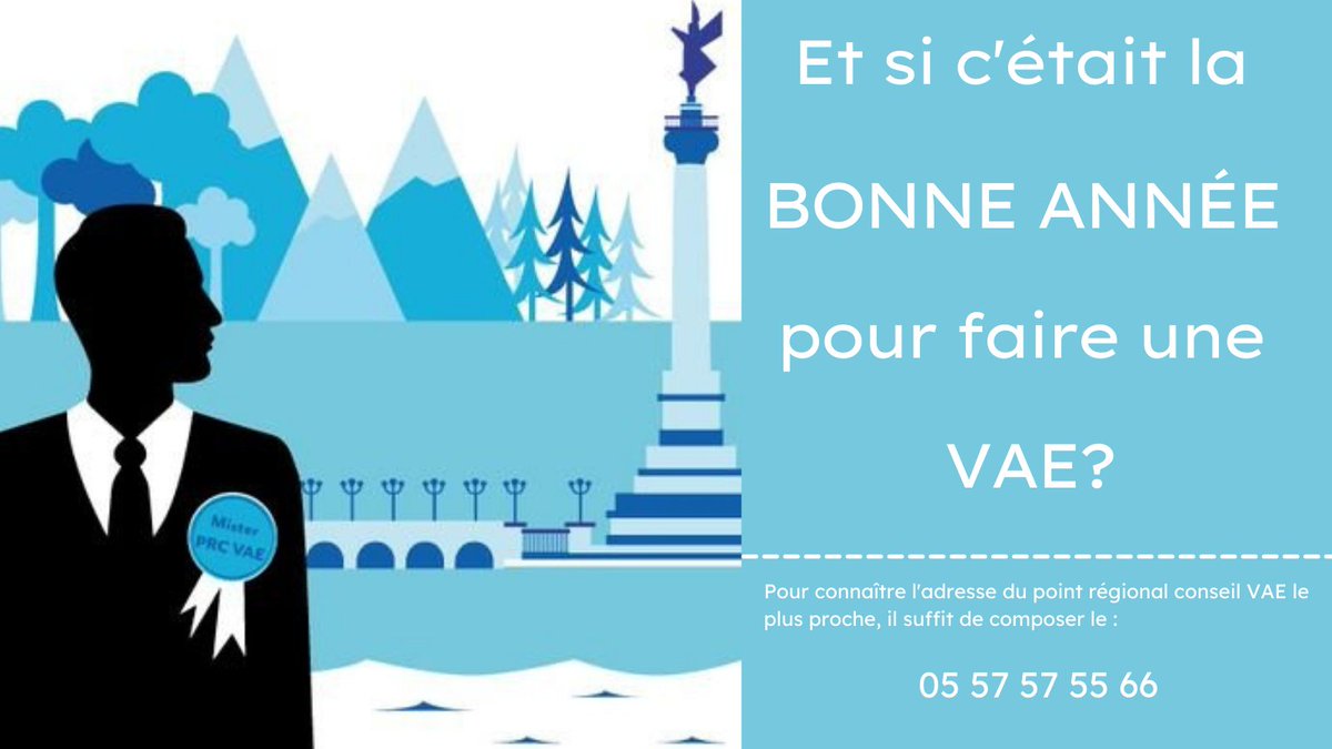 Envie de certifier vos #compétences pour ce qu'elles valent ? 

🔴 Cette année encore en #NouvelleAquitaine, comme depuis 20 ans déjà, les Points Régionaux Conseils en #VAE tiendront tous leurs engagements.

⏩ Et on (re) commence demain !
