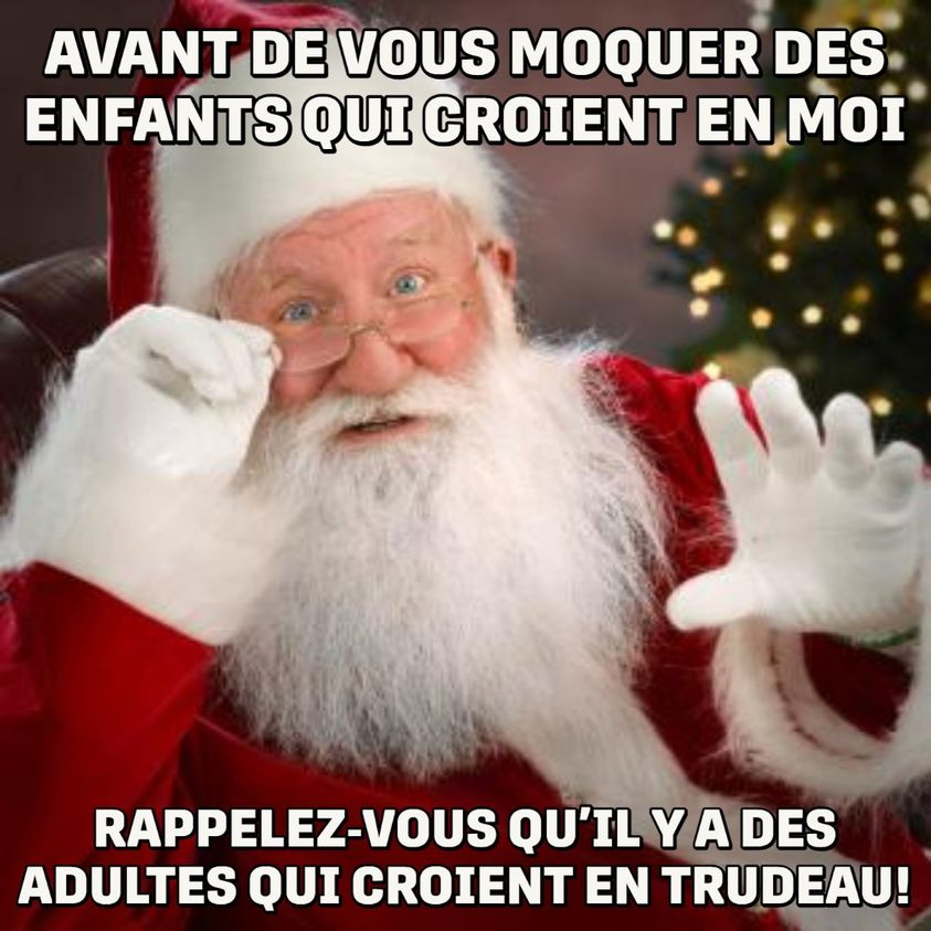 Bien sûr qu'on croit en toi pour les fête de Noël père noël 🥰🥰🥰
