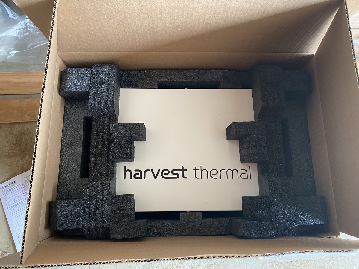 dstuft's tweet photo. Among the many gifts being unwrapped over this holiday season, I’ll be celebrating with this @harvest_thermal Pod that will be installed on my ADU. The most efficient heating and hot water system on the market. https://t.co/bSiFcedtmj