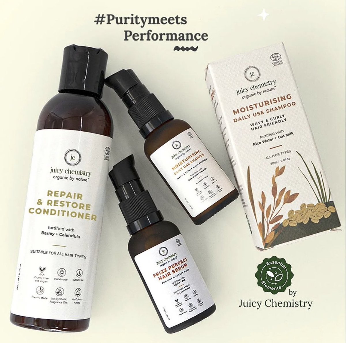 chemistry_juicy's tweet photo. And it’s here! #EssentialElements
This intensely nourishing rinse-off hair conditioner is made with:
🫧 Ultra-hydrating Barley Stem Water
🌱 Moisturising plant oils
#hairconditioner #haircare101 #PurityMeetsPerformance #Juicy101 #Ecocertcertified #OrganicbyNature https://t.co/VFhapnnVBU