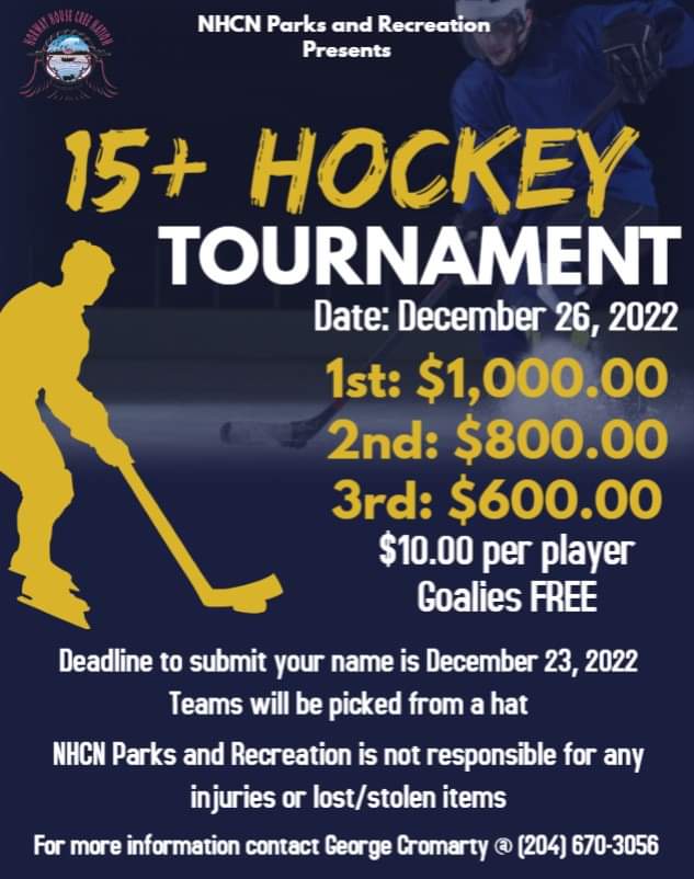 Annually host the Holiday Hockey Classic starting December 26th. Sign up at 2043594729 #nhcn #hockeytournament