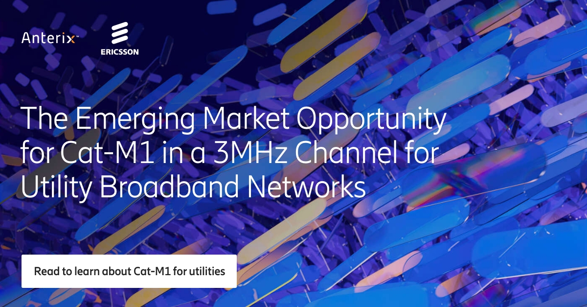 Check out the new paper from Anterix &amp; <a href="/Ericsson/">Ericsson</a> analyzing the market opportunity, capabilities, and deployment options for Cat-M1 in a 3MHz channel to support #privateLTE for grid modernization. 
tinyurl.com/2p94z925