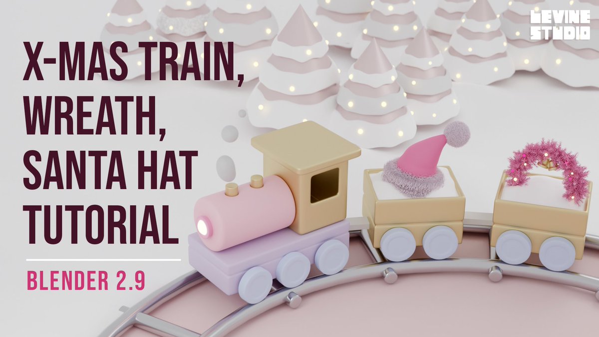 shabnam_sabbagh's tweet photo. New tutorial is ready to watch 💓
Merry Christmas 🎄
https://t.co/LL4JBzKgxT
#tutorial #YouTuber #3d #3dtutorial #3dart #3dblender #3dillustration #christmas #MerryChristmas #3dicon #3dtrain #3dwreath #wreath https://t.co/QXbslk42Mg