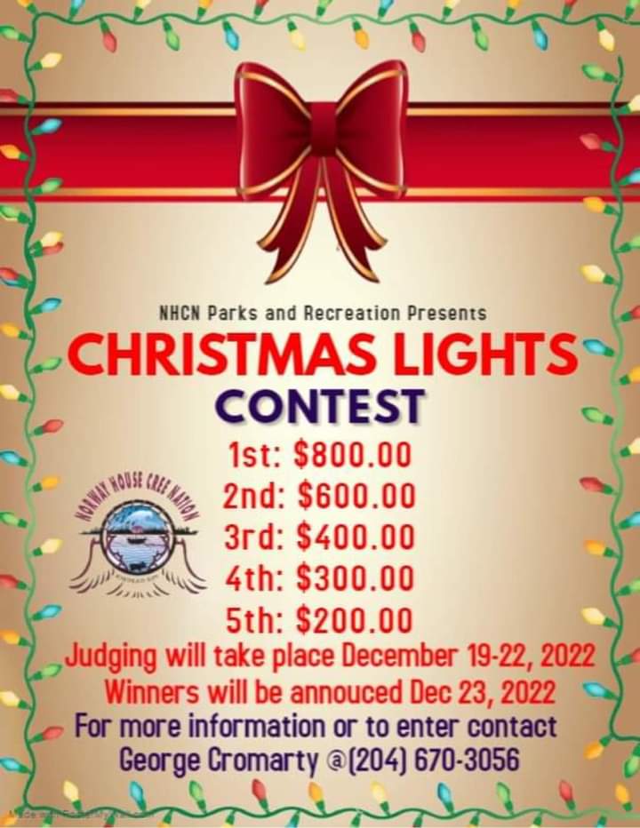 Annual #NHCN Christmas Lights display December 19-22, 2022