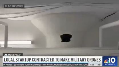 cleorobotics's tweet photo. Did you catch the Dronuts flying on CNBC Boston over the weekend?
#Drone #Dronut #BostonInnovation #BostonTech #BostonStartup #MilitaryDrone #MilitaryTechnology #NBCBoston https://t.co/ZJhcAxeRou