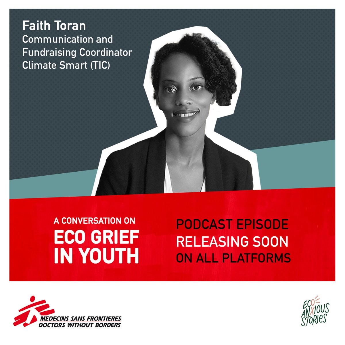 ⚡ Releasing tomorrow ⚡ 

Our new episode with <a href="/EcoAnxiousCa/">Eco-Anxious Stories</a> features host Rachel Malena-Chan and Faith Toran, the Communications Coordinator for #Climate Smart MSF. 

➡️ Set a reminder: spoti.fi/3HQtE7n ✅
