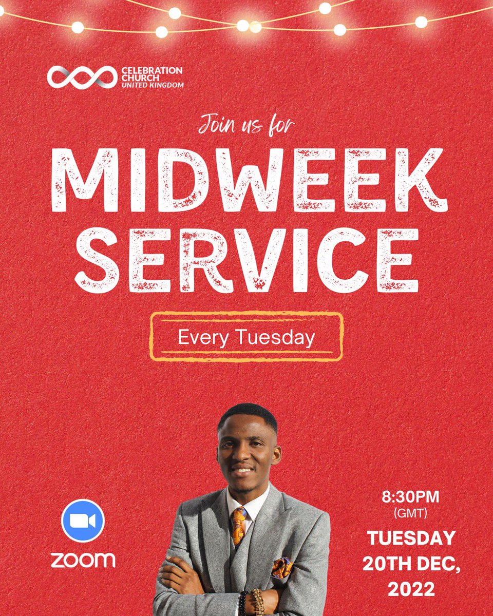 cci__london's tweet photo. It's Tuesday!!! Do you know what this means?😌
It's #BibleStudyTuesday 💃🏼
Join us today on Zoom by 8:30 pm (GMT) for our MidWeek Service. We are set to have an amazing and edifying time tonight.
Share this with friends and family🫂❤️
See you soon🤗
#cciuk https://t.co/19bEp7eBRd