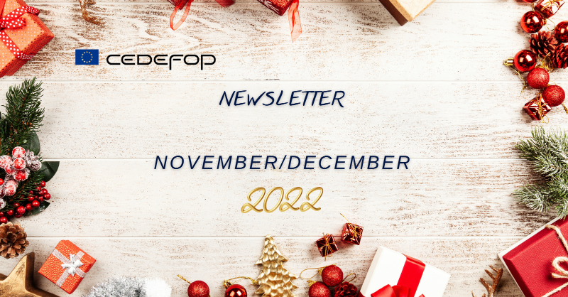 Cedefop's tweet photo. 📣The last Cedefop newsletter of 2022 is out and full of interesting news!

Don't miss:
📊 the presentation of the #ESJS2 results
🎉 #ReferNet's 20th anniversary
🎯 Cedefop's journey to becoming carbon neutral 
🆕publications
🎙️ 2 fresh #SkillsetMatch podcasts

and much more ⬇️