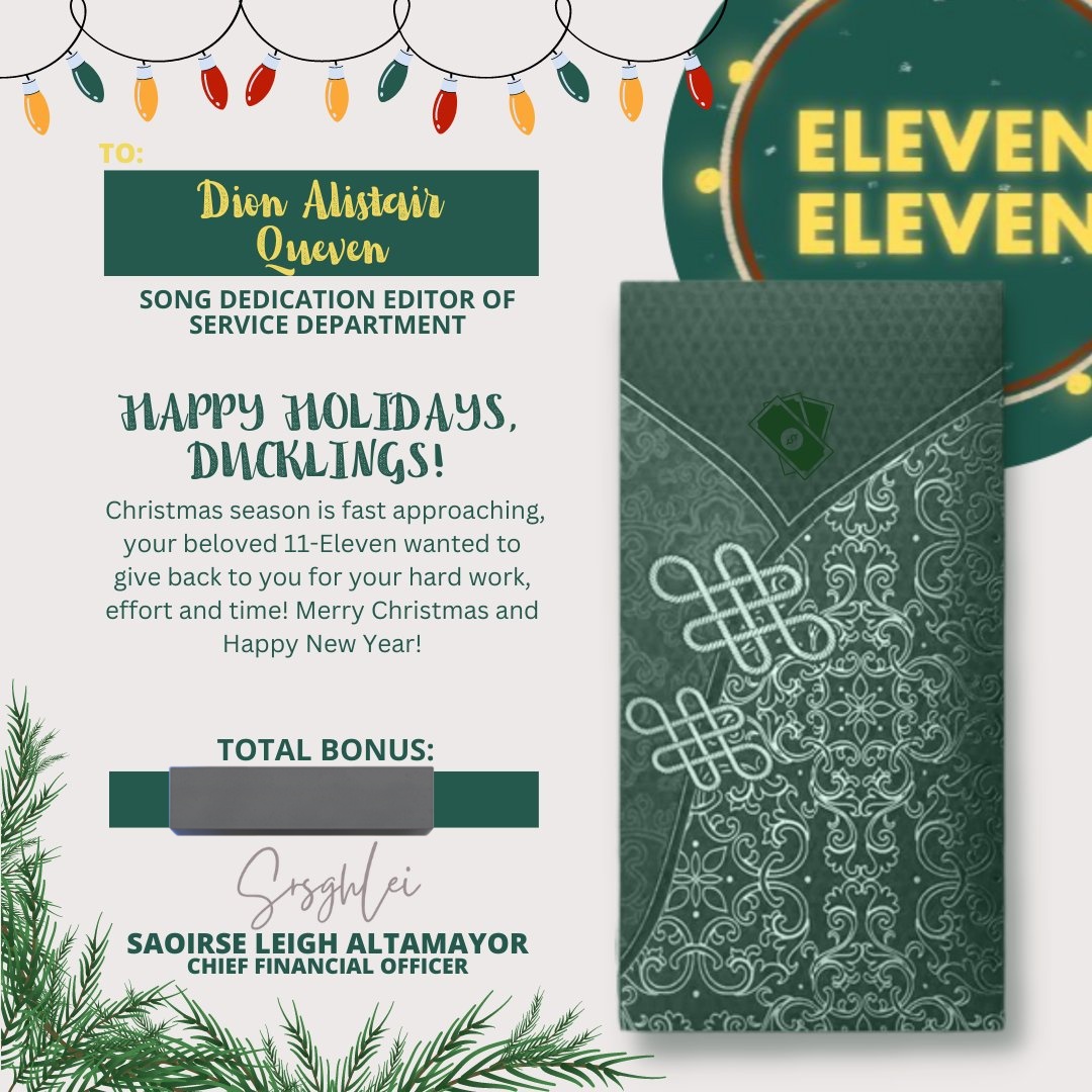 archievedion.⠀ —— sns update.  
             
͏͏͏͏͏͏                  ◷ 11:50 pm ⋮ 221220
                  ⌕ 11/11
                  ≡ ❛❛ Thanks po sa bonus ♡