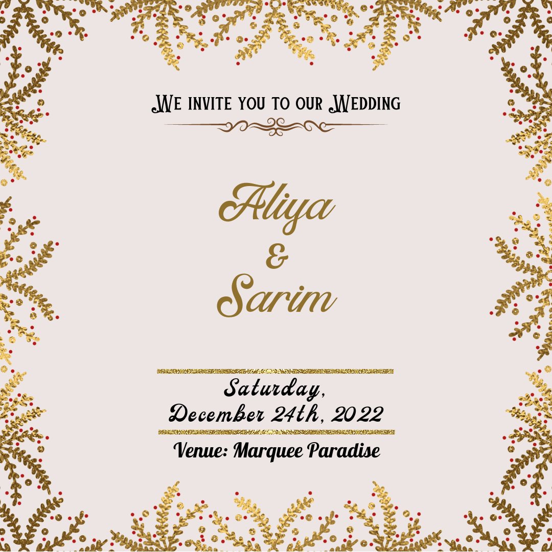 CheryFreelancer's tweet photo. Cherry will create a beautiful wedding invitation card customized with the font style, color, and embellishment of your choice!
Invitation Card l Wedding Invitations l Card Designs
#cherryfreelancer #creatingtheidentity #customweddingcard #weddingcardsdesign #elegantinvitations https://t.co/oFxHQu7bqg