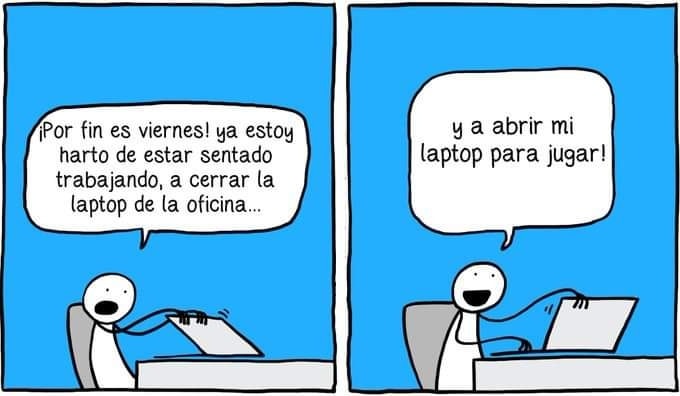 Creativeing_'s tweet photo. yo cuando llega el fin de semana. #memes #memesdeprogramacion #programadores #informática #sistemas #ingenieria #programming #TendenciaEnRedes https://t.co/i7SiK5iENK