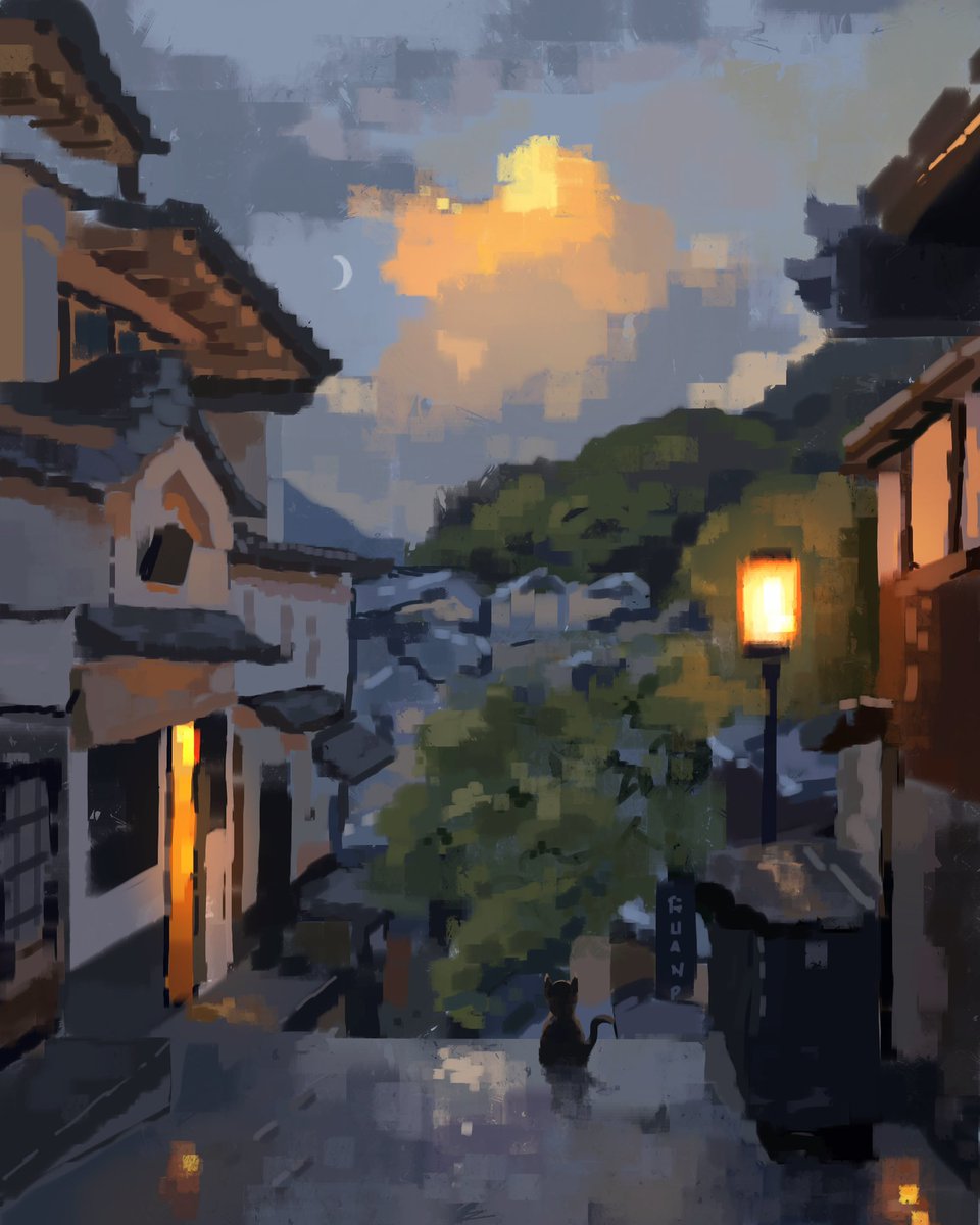 Trust me, squint your eyes and it will look much better lol #digitalart #conceptart
