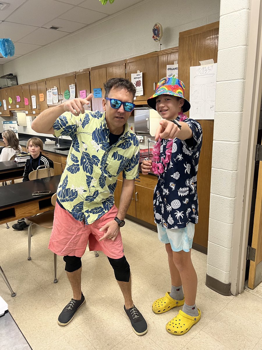 This spirit day really shows who loves this school as it was dress like summer break on a very brisk, cold day! But don’t worry as the love 6th grade science has for <a href="/eyms_york/">Eastern York Middle</a> will warm us up! <a href="/EYMSStuCo/">Eastern York Middle School Student Council</a>