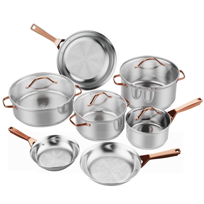 RetailRotts's tweet image. This cookware features a 3-ply base for fast and even heat induction and is adaptable to most of the cooking surface, gas, electric, induction or ceramic tops.
#cookware #cookwaresale #cookwareandbakeware #cookwarecollection #kitchencooking #kitchencookware #kitchencookingneeds