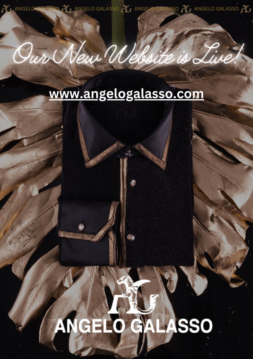 AngeloGalasso's tweet photo. We are excited to announce that our NEW website is now LIVE!  

https://t.co/4J9aO3FHFD

#angelogalasso #newwebsite #luxurymenswear #highendfashion #mensfashion https://t.co/ufiDPxNMEa