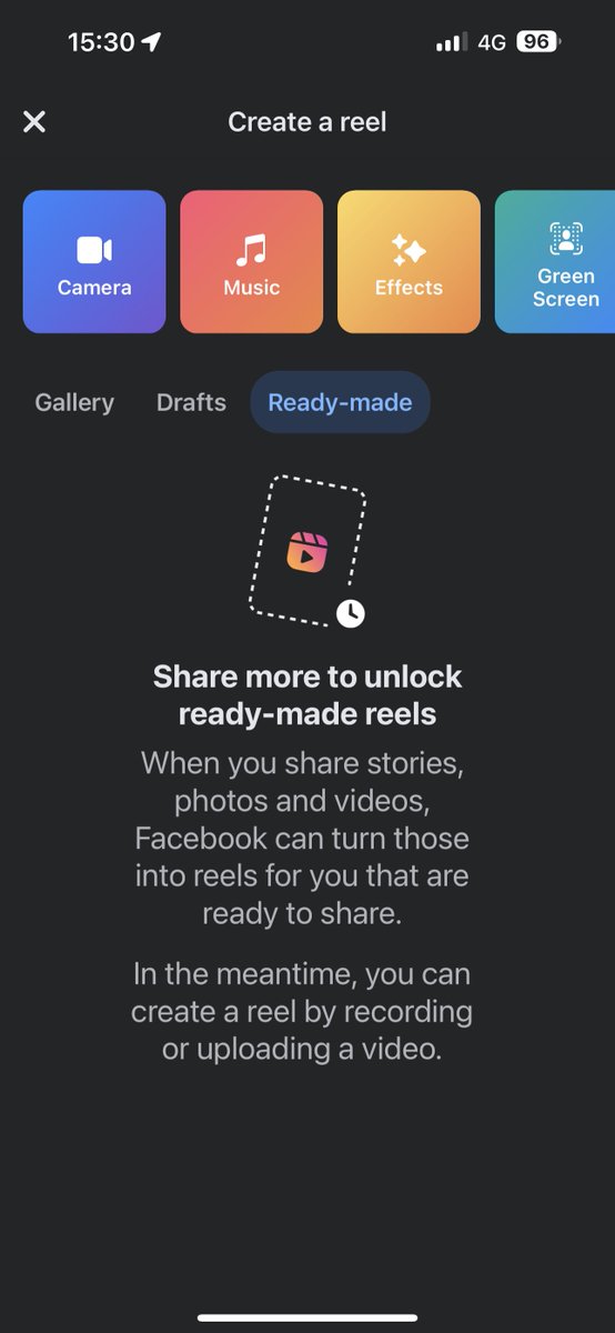 Facebook has added a new ‘Ready-Made’ tab for Reels 

h/t <a href="/oncescuradu/">Radu Oncescu</a>