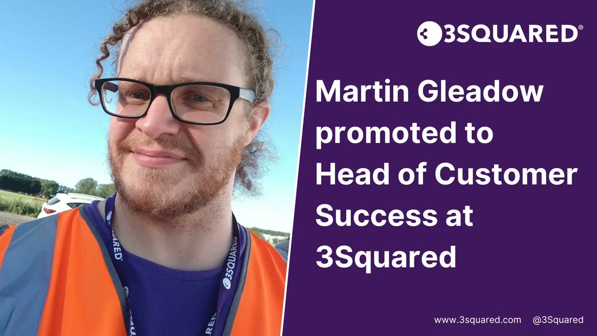 3Squared's tweet photo. We would like to congratulate Martin Gleadow on his promotion to Head of Customer Success at 3Squared.
Find out more about Martin's new role from the man himself: https://t.co/VDejANduRT
#rail #ukrail #3Squared #technology #railtechnology #innovation https://t.co/QBcTf7bb4Q