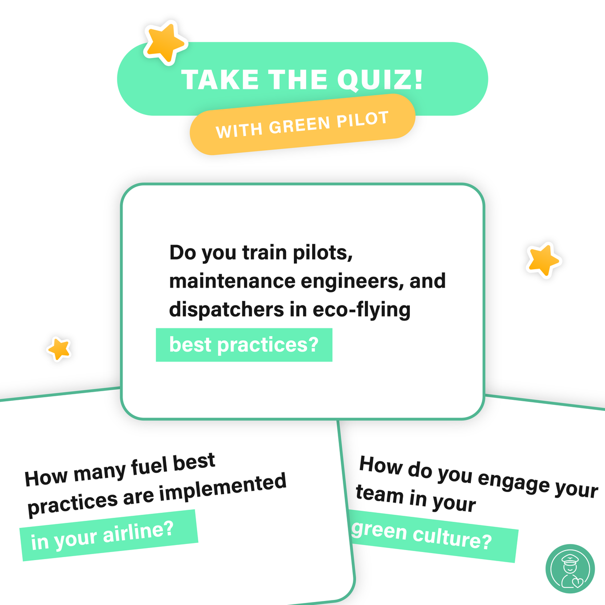🔈 Pilots and airline professionals :
In your opinion, how green is your airline? 🌍💚✈️
Take the quiz to assess your internal eco-flying performance
👉 hubs.ly/Q01wgd900

#GreenPilot #airline #pilot #ecoflying #fuelefficiency #greenaviation #sustainableaviation #Quiz