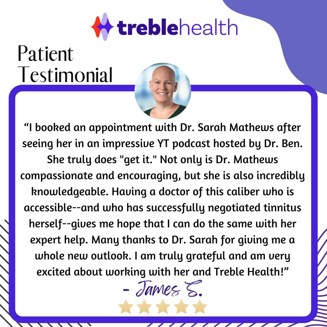 treblehealth's tweet photo. Thank you so much, James! We are so happy to hear that you are learning how to manage your tinnitus and are looking towards the future with hope!
Shout out to Dr. Sarah for providing such a high caliber of service! π
#tinnitus #TrebleHealth #patientcare #audiology https://t.co/3M8Nm56Pnu
