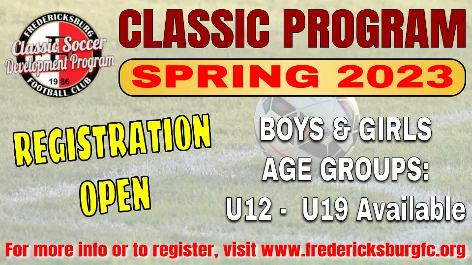Looking for a bridge between recreation &amp; travel soccer, then this program is for you. Boys &amp; Girls U12, U14, U16, U19. Practices: FFC Park/PVSTC. Games Saturdays. For more info or to register: buff.ly/3jba23D