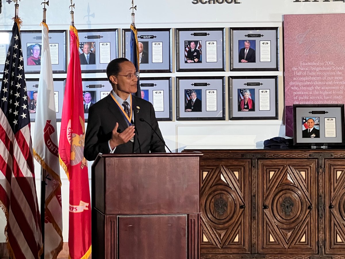 NPSfoundation's tweet photo. Join us in congratulating @NPS_Monterey's newest Hall of Fame inductee, ret ADM Cecil Haney, '87!
During his 38-year Navy career, Haney commanded @US_STRATCOM and @USPacificFleet. Haney is a member of the @NPSfoundation Advisory Council. #NPSalumni #NPS #STRATCOM #PACFLT https://t.co/qCWIoHSju5