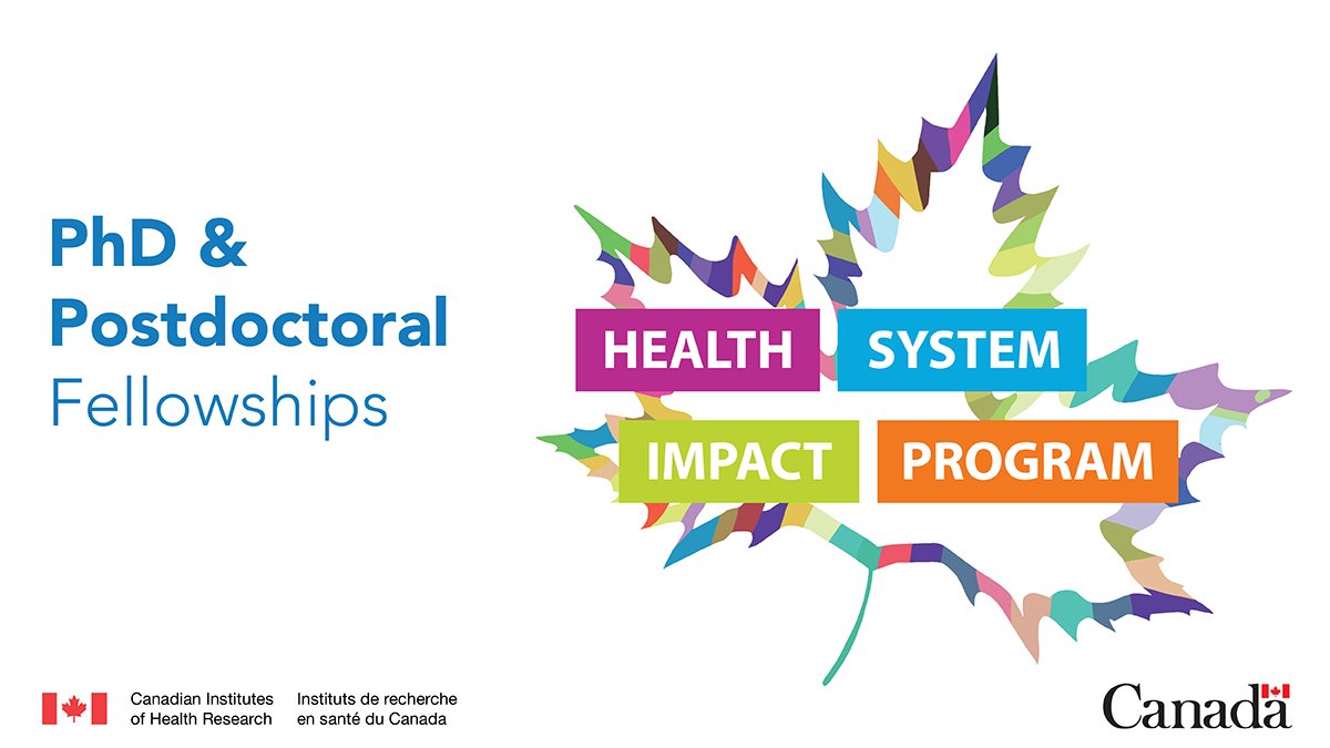 #FundingOpportunity for PhD students &amp; postdoctoral fellows!

The Health System Impact Program provides researchers with a unique opportunity to work directly within health organizations to tackle real-world health system challenges.

researchnet-recherchenet.ca/rnr16/vwOpprtn…

#CIHR_ImpactFellows