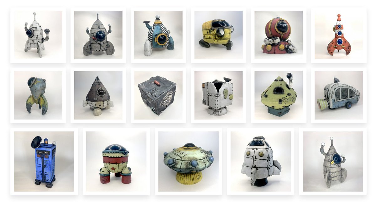 mignonverse's tweet photo. Gm Travellers

Here are the magnificient 17 rockets made with love by @Renatefrotscher  for the #mignonverse project

Each Visionnaire gets a Ceramic Rocket and tomorrow we will embark at 6pm London time, with 777 pioneers to the new Galaxy and get a Generated #MignonWorldGenesis https://t.co/8bQfXMCIgA