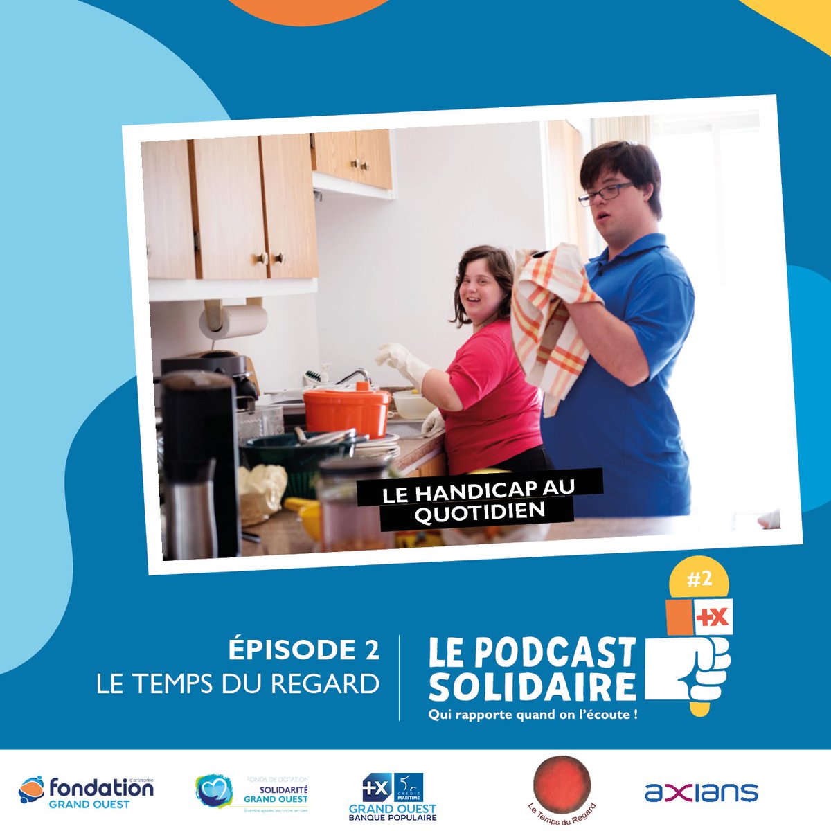 💙 Le handicap au quotidien ! Ecoutez le dernier #PodcastSolidaire de l'année ici : urlz.fr/kc1I

🎧 Un podcast écouté = 1€ reversé à l'association
👍 1 RT, un commentaire = 1€ reversé à l'association