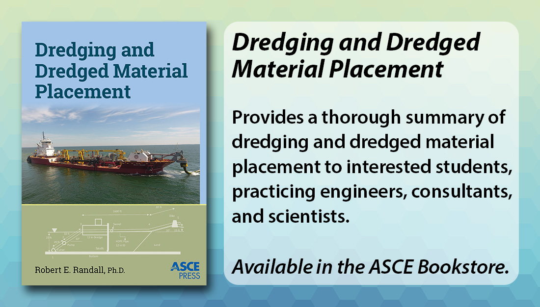 ASCEpublishing's tweet photo. In this new #ASCEPress book, author Robert E. Randall provides a comprehensive overview of the current state of #Dredging. #COPRI https://t.co/dFAWruWOVk https://t.co/BmjOrGtxtP