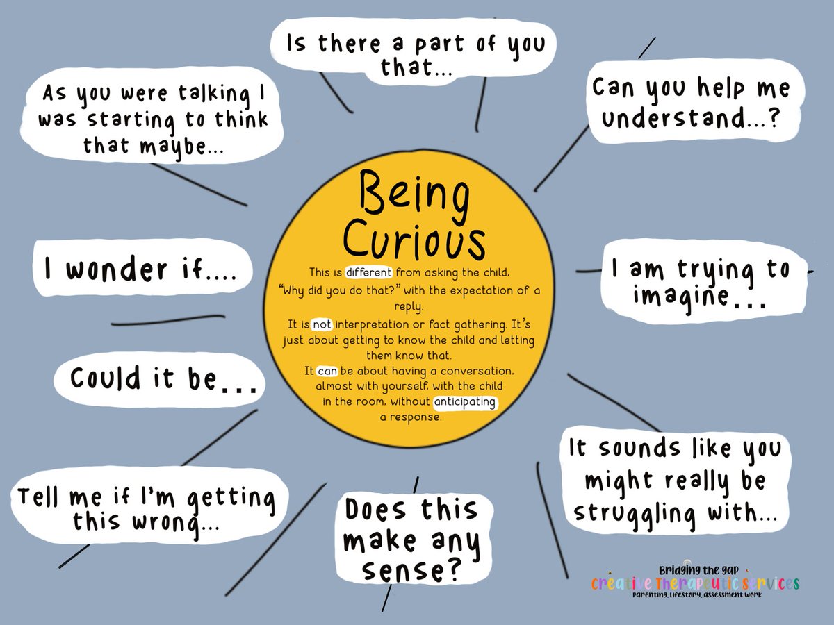 PACE at its best…”I’ve noticed that you’ve been using a really loud voice, and if you’re trying to tell me that you’re angry with me.”
“I’m a little confused. Usually you love going for a walk, but today you don’t want to go. I’m wondering what’s different about today”…