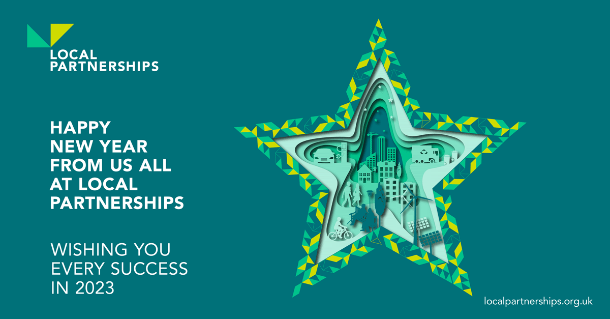 Happy New Year from us all at Local Partnerships! Wishing you every success in 2023. ✨