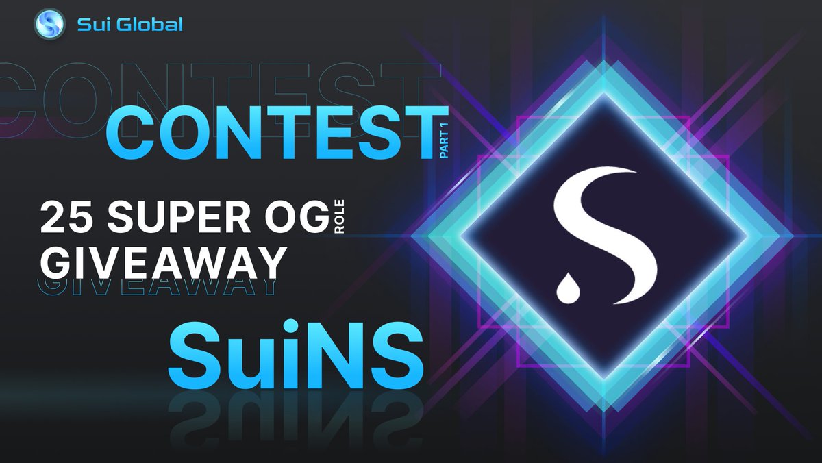Monad Pump (@monadpump) on Twitter photo 📢This is something grandiose, a unique opportunity to get Super OG role😱
🔥Giveaway + Contest🔥
🎁25 Super OG roles for Giveaway🎁
1. Follow <a href="/SuiNSdapp/">Sui Name Service (SuiNS)</a> & <a href="/SuiGlobal/">Sui Global</a>
2. Like, Retweet, Tag 3 Friends
3. Complete the SuiNS Crew3 Quiz
👉suiglobal.crew3.xyz/questboard
⏰December 25 📢This is something grandiose, a unique opportunity to get Super OG role😱
🔥Giveaway + Contest🔥
🎁25 Super OG roles for Giveaway🎁
1. Follow <a href="/SuiNSdapp/">Sui Name Service (SuiNS)</a> & <a href="/SuiGlobal/">Sui Global</a>
2. Like, Retweet, Tag 3 Friends
3. Complete the SuiNS Crew3 Quiz
👉suiglobal.crew3.xyz/questboard
⏰December 25