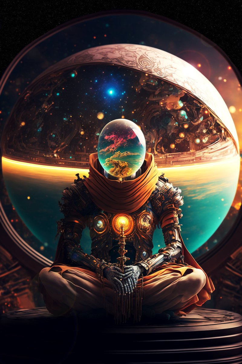 GM! ¡BD! When those negative voices rise up &amp; yell loudly in our head, we must remember that we are a creation &amp; a creator.

And therefore, even in chaos, we can tap into the deep silence of the unknown &amp; find the beauty that is within us &amp; beyond us. Find your silence &amp; rejoice!