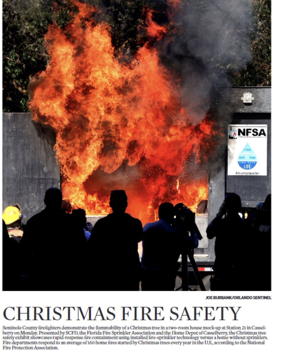 DoubleW_HD's tweet image. @hd0262 was proud to give @SeminoleCountyF Christmas Trees for a Christmas tree fire safety event.  Fire Sprinklers and watering your trees save lives. Educating our customers and citizens is what makes #HomeDepot values so amazing! Thanks #SCFD for the fire demo!