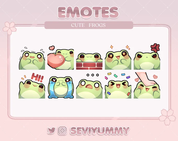 ✨Pay To Use Emotes✨
💕Lot of cute animals 💕

🌸  $10 each set 🌸

You can find these and more on my Etsy and Ko-Fi!
https://t.co/3NmXirNwe3
https://t.co/hoJ9RpuLqH 