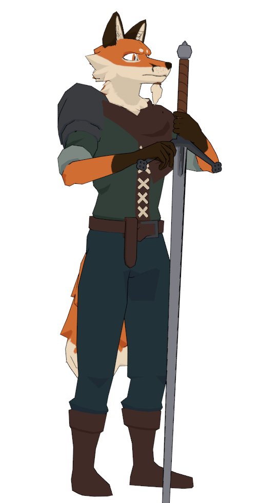 jupifox's tweet photo. no more funsies, fox got the sword https://t.co/K1BKyCwYDt