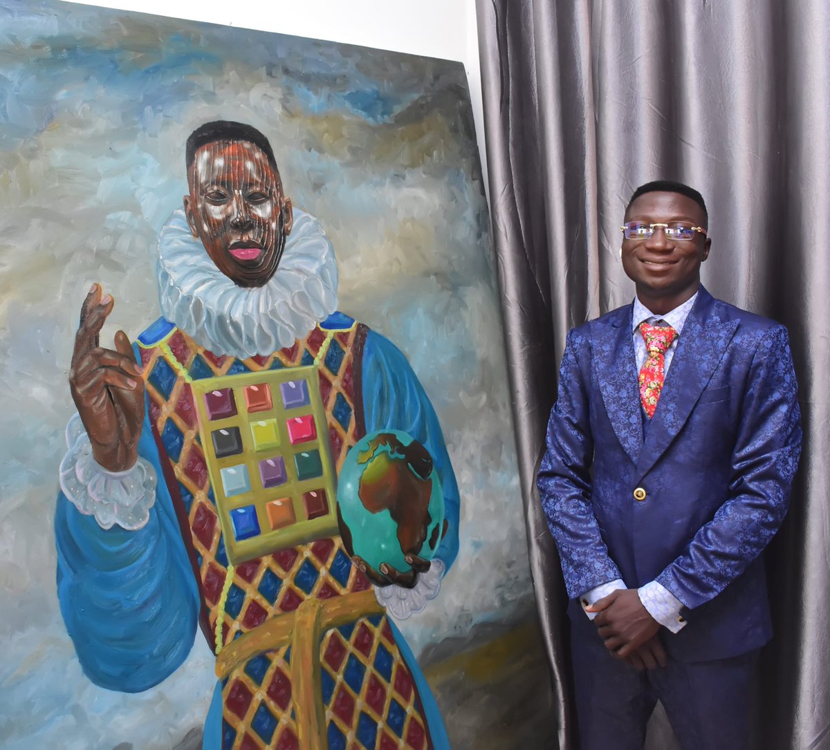 I am +1 today.
Title: Black Savior.
Medium: oil on canvas.
#December20 #birthdaywishes #todaynews #art #life #NFTCommunity #NFTs #NFTsales #NFTartwork #nftarti̇st #artlover