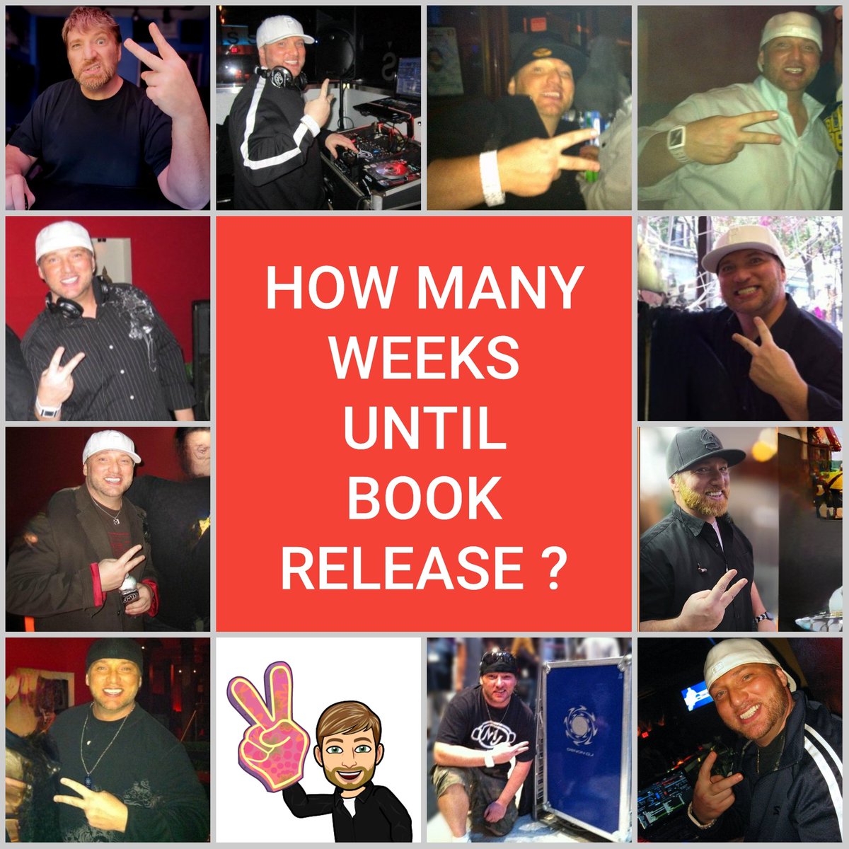 djmichaeljoseph's tweet photo. How many weeks until book release?✌️ THAT MANY 🤣
@immjtw 
#2weeks #bookrelease #booklaunch #author #newbook #newrelease #selfhelp #selfhealing #selfhope https://t.co/EIbxuWNZWk