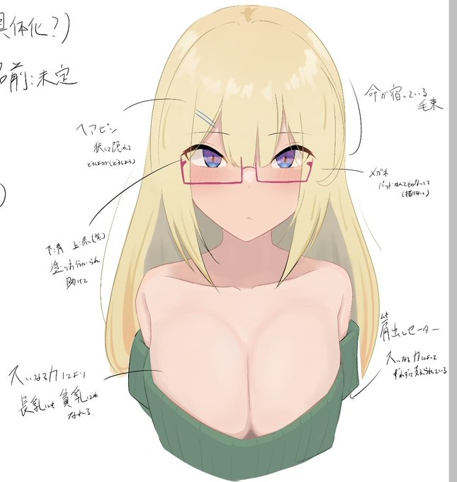 手癖で描けるしお気に入りになったから設定を生やすなどしてる 