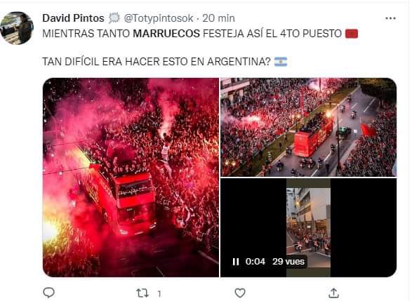 HarbazNabil's tweet photo. الجماهير الارجنتينية منزعجة من سوء تنظيم استقبال منتخبها وتقارنه بالاستقبال الذي خصه المغرب لمنتخبه 🇲🇦🇲🇦🇲🇦😅 https://t.co/bdSdSjjtyg